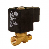 Fast safety solenoid valve one way