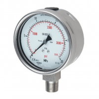 Laser welding stainless steel pressure gauge