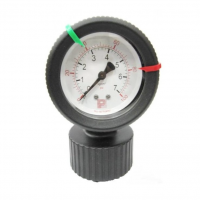 Diaphragm sealed pressure gauge