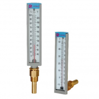 Glass tube industrial thermometer