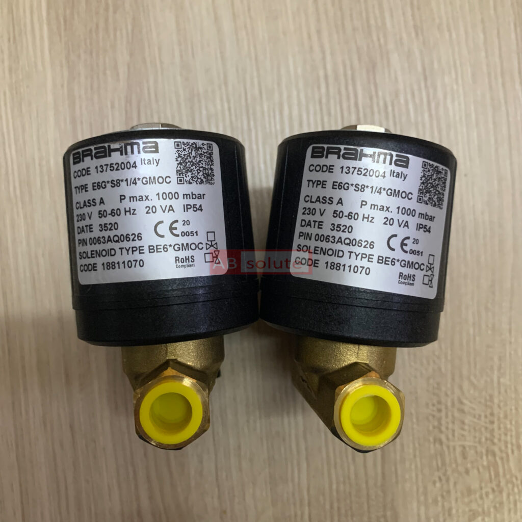 Gas Solenoid Valve E6G " Brahma "